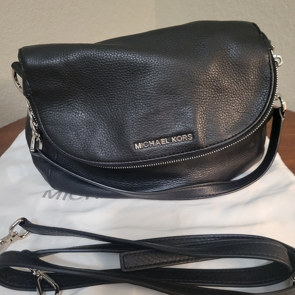 Michael Kors Pebbled Black Crossbody Bag
